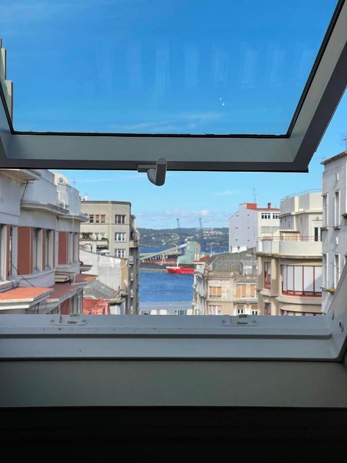 Espectacular Apartamento En El Centro De La Ciudad A Coruña Exteriör bild