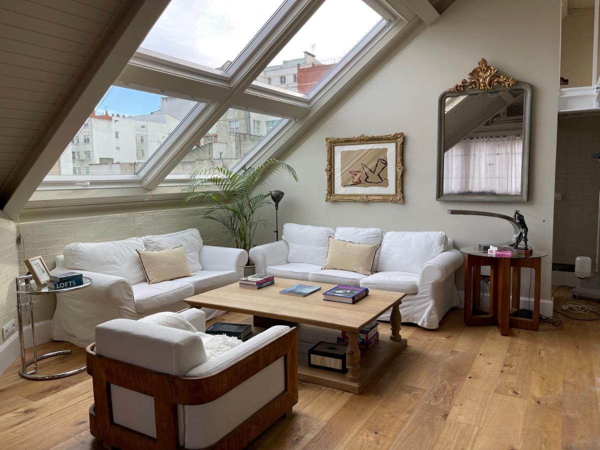 Espectacular Apartamento En El Centro De La Ciudad A Coruña Exteriör bild