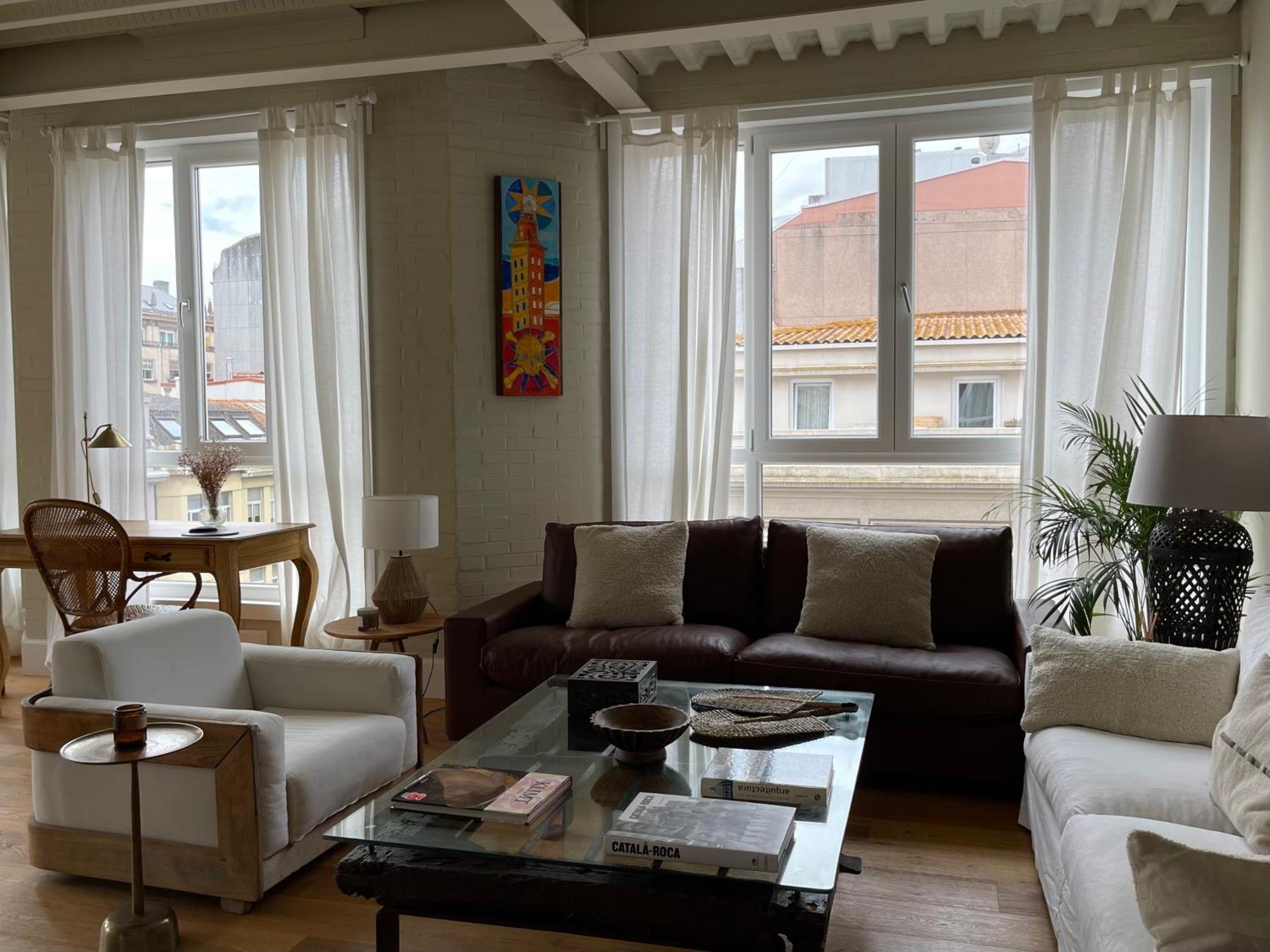 Espectacular Apartamento En El Centro De La Ciudad A Coruña Exteriör bild